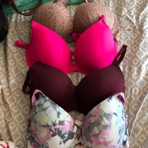 pink bras
